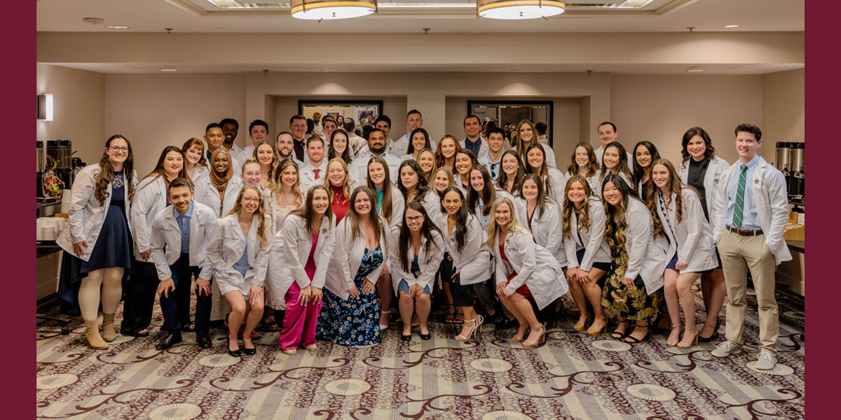 NH DPT Students Celebrate White Coat in May 2024