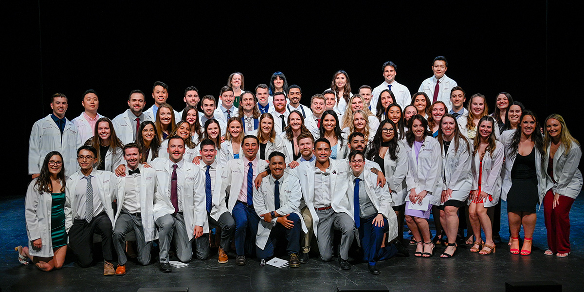 NH DPT Students Celebrate White Coat in May 2023