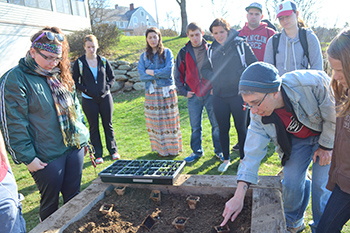 Students During Earth Week