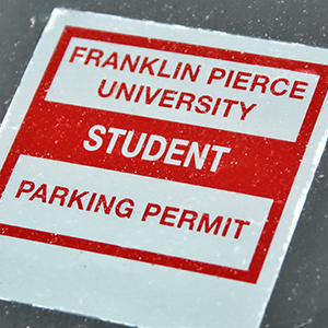parking permit sticker